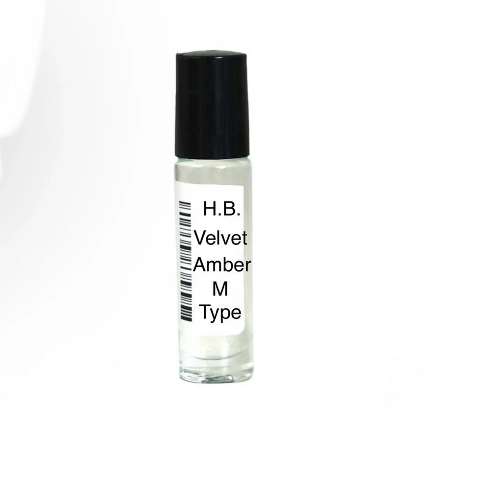 H.B. Velvet Amber (M) Type 1/3 Oz Glass Rollerball